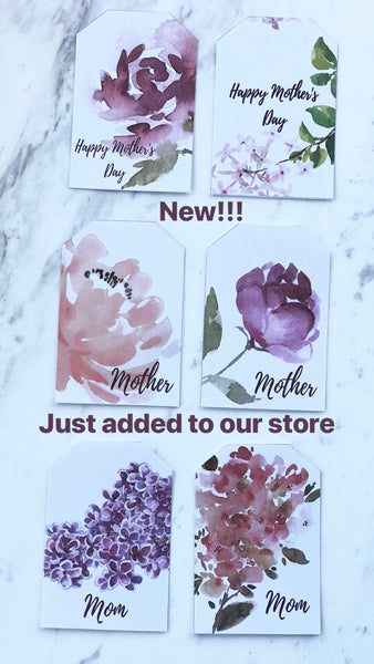 Mother’s Day Printable Floral Gift Tags - Blushes & Blooms