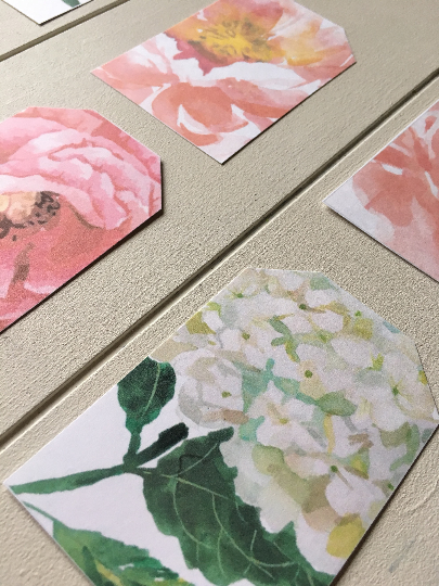 Printable Floral Gift Tags - Blushes & Blooms