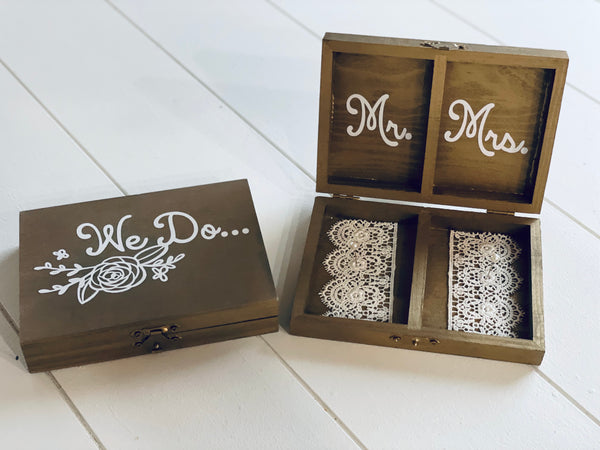 Mr. and Mrs. ring box