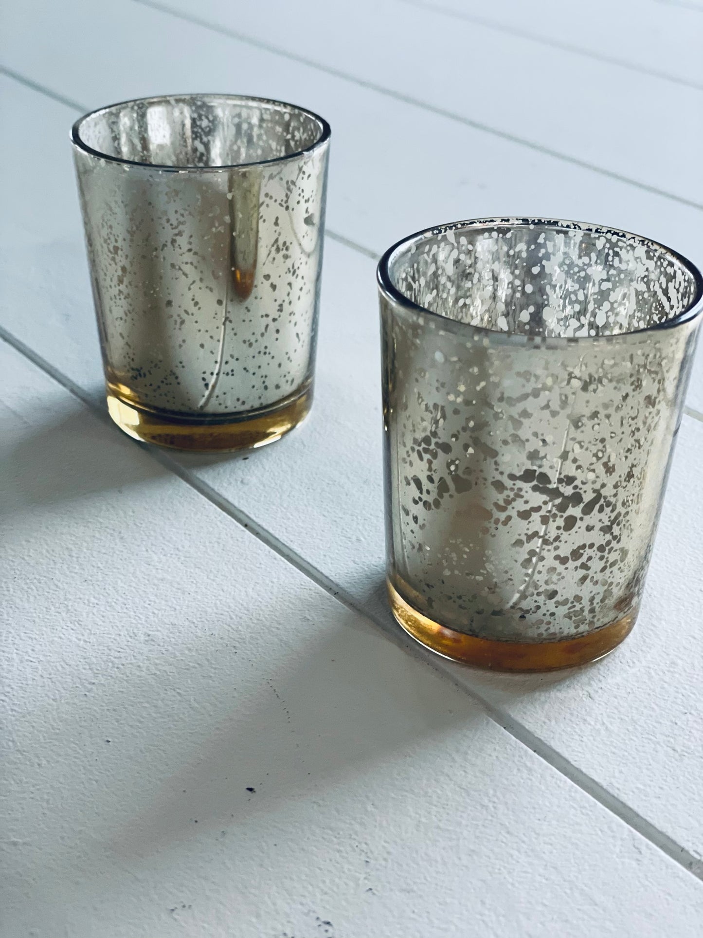 Gold mercury votives