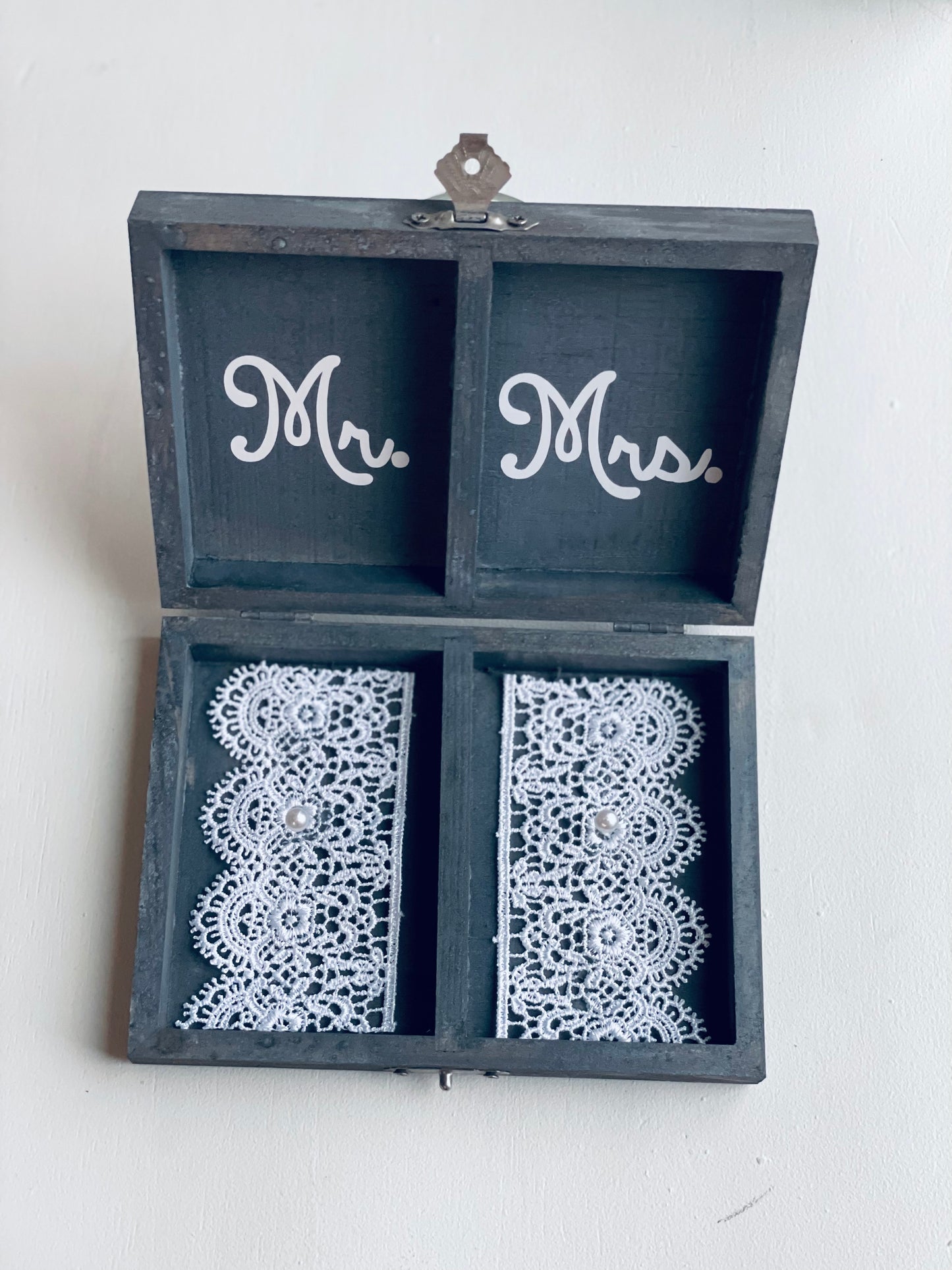 Mr. and Mrs. ring box