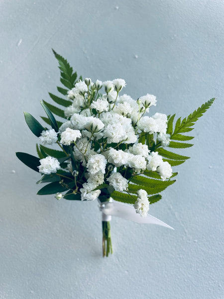 Baby's Breath Boutonniere