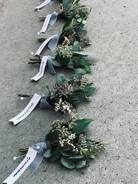 Just Greens Boutonniere