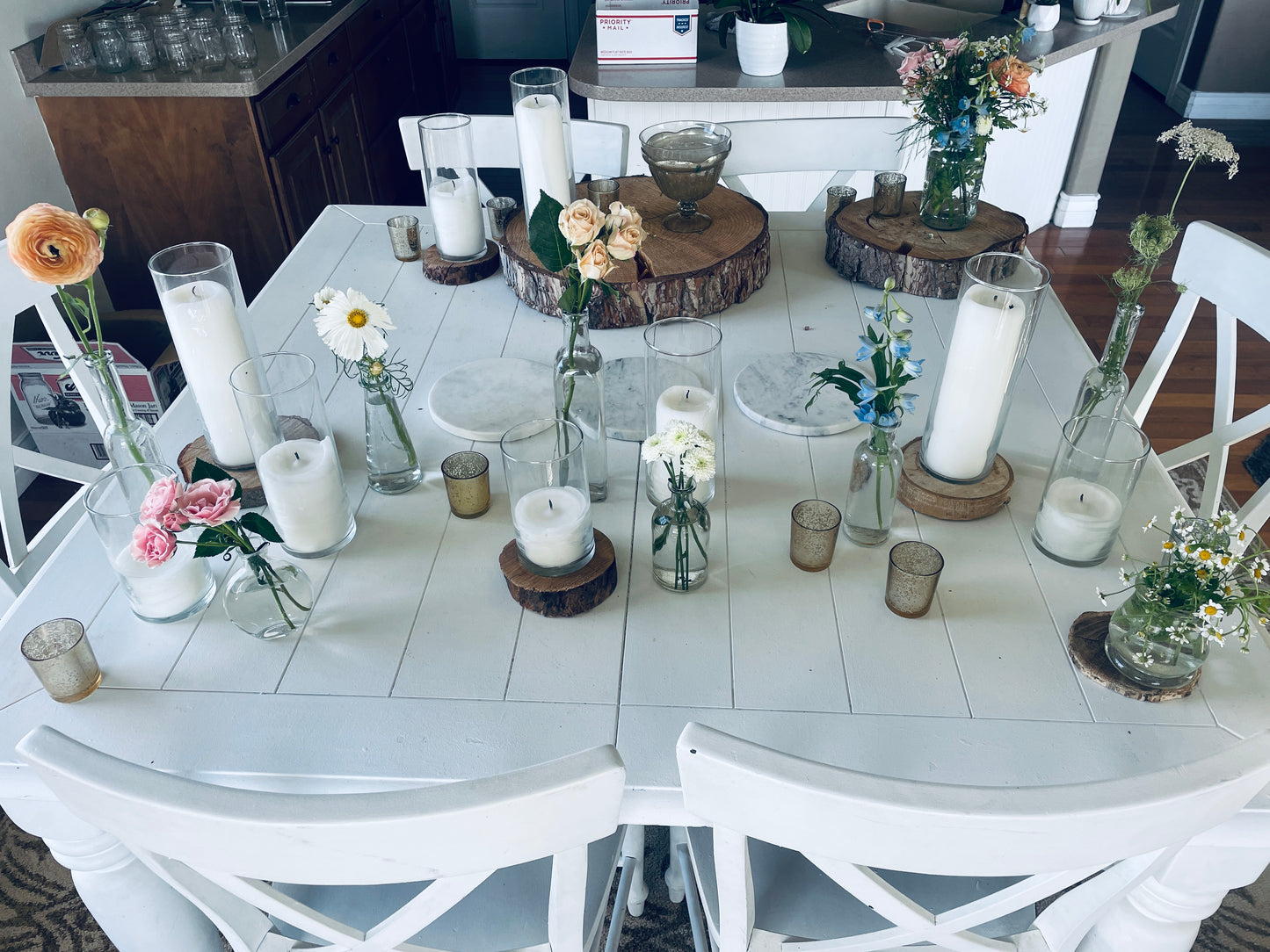 Connor & Maria's Flowers for Reception 8-1-2025