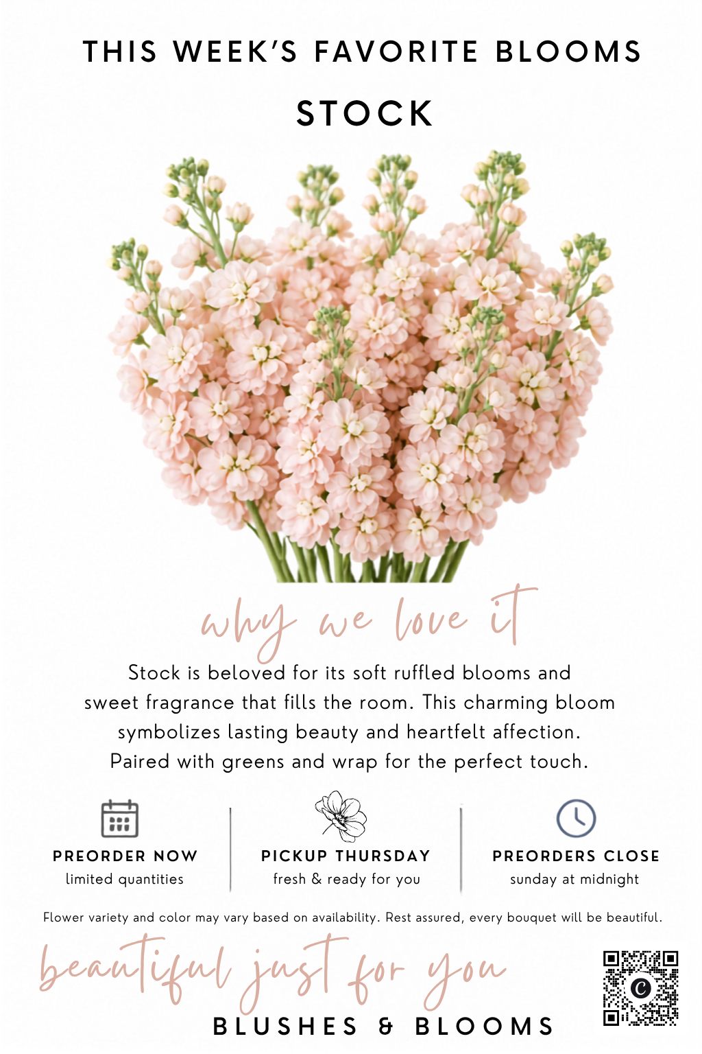 This Weeks Featured Blooms — Preorder