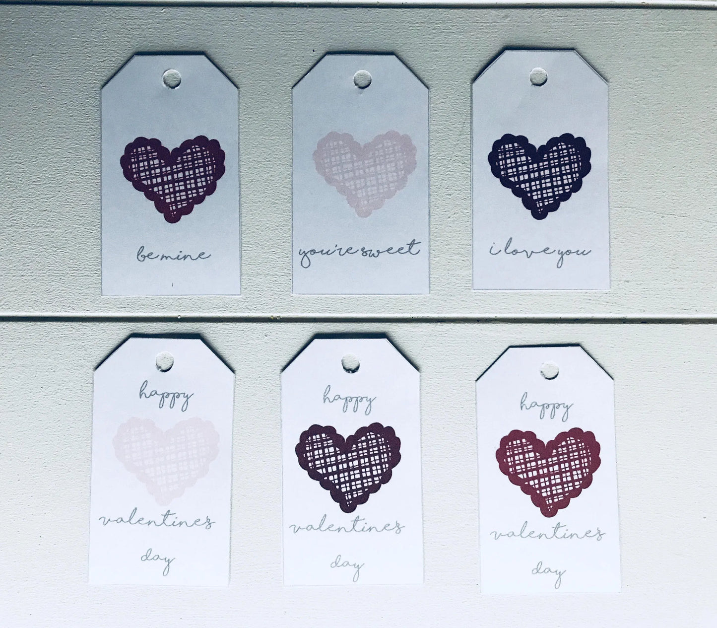 Valentine Printable Gift Tags - Blushes & Blooms