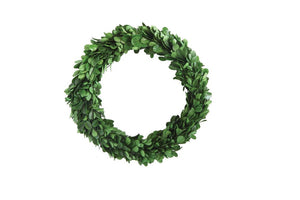 Preserved Boxwood Wreath - Blushes & Blooms