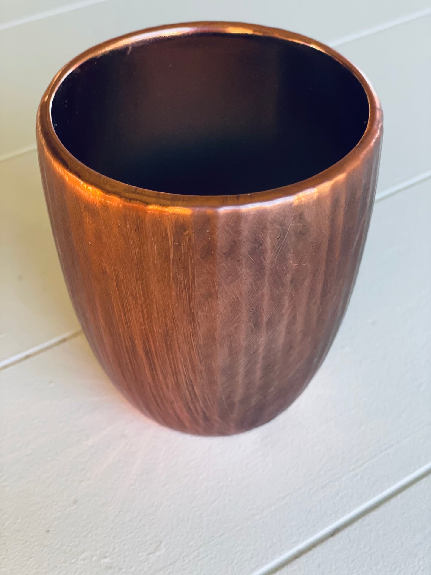 Small copper vase