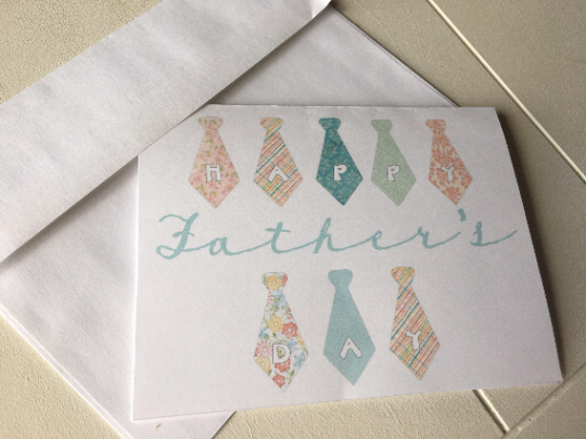 Happy Father's Day Printable Card - Blushes & Blooms