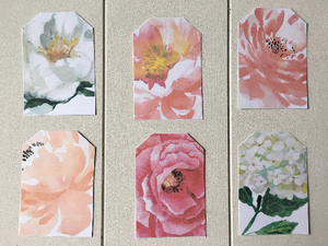 Printable Floral Gift Tags - Blushes & Blooms