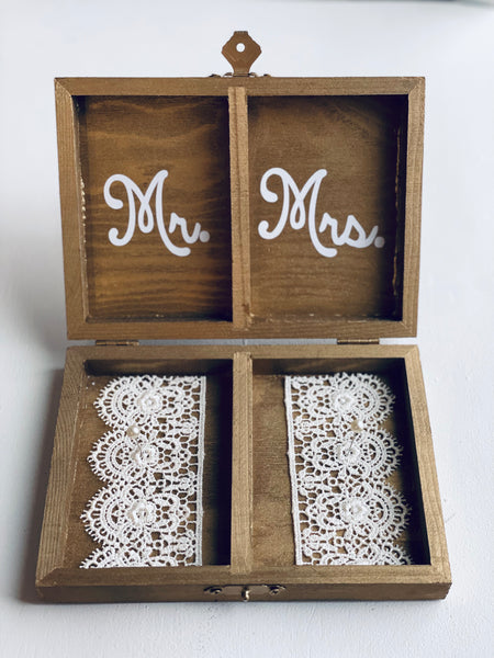 Mr. and Mrs. ring box